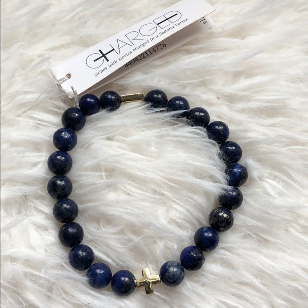 Charged Lapis Bracelet 